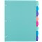 Avery Write & Erase Dividers for 3 Ring Binders, 8 Tabs per Set, Multicolor Big Tabs, Pastels, Binder Dividers Great for Organizing Reports, Projects, and More (16271)